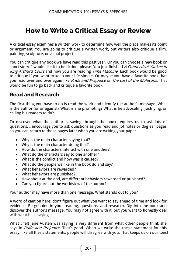 Communications 101: Essays and Speeches - Image 2