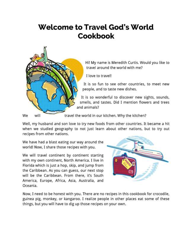 Travel God's World Cookbook - Image 2