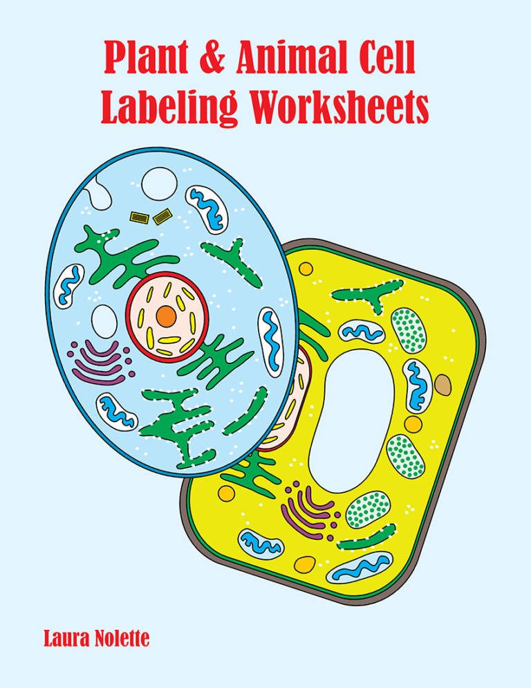 Plant & Animal Cell Labeling Worksheets Powerline Productions