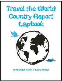 Travel The World Country Report Lapbook