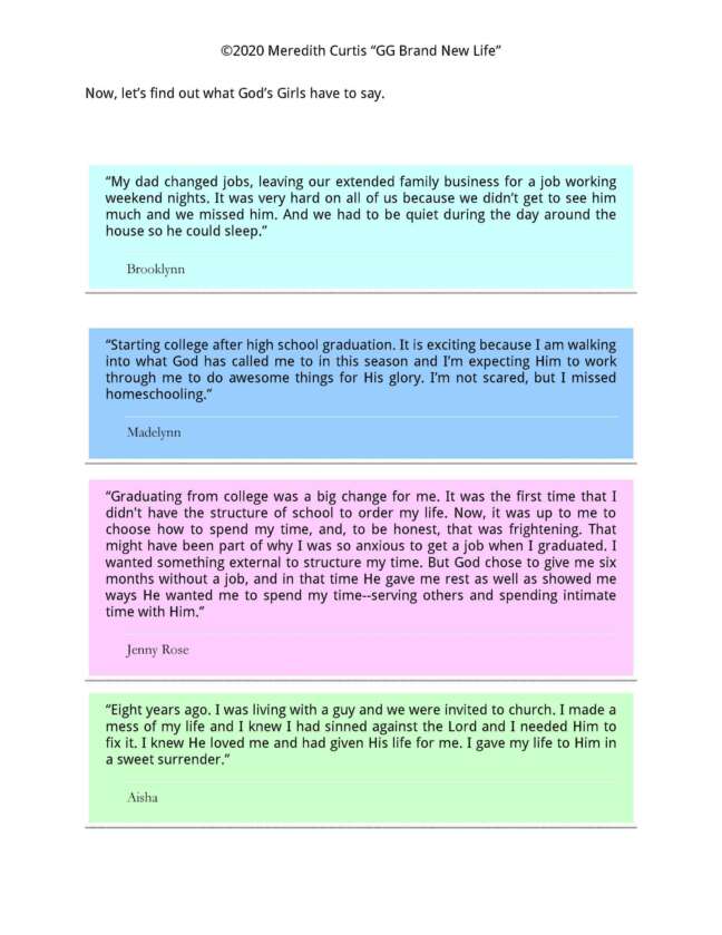 God's Girls Brand New Life Bible Study - Image 3