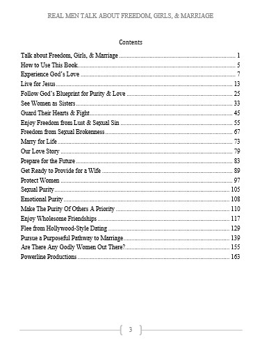 Real Men Talk about Freedom, Girls, and Marriage Bible Study - Image 2