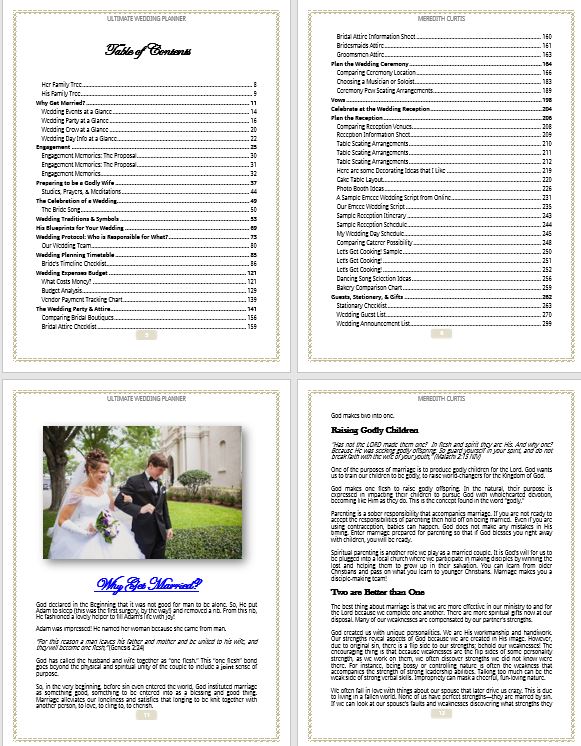 Christian wedding planner Clearance