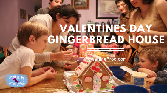 Valentines Day Gingerbread House