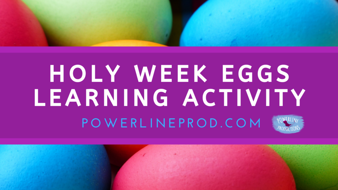 Holy Week Eggs Learning Activity
