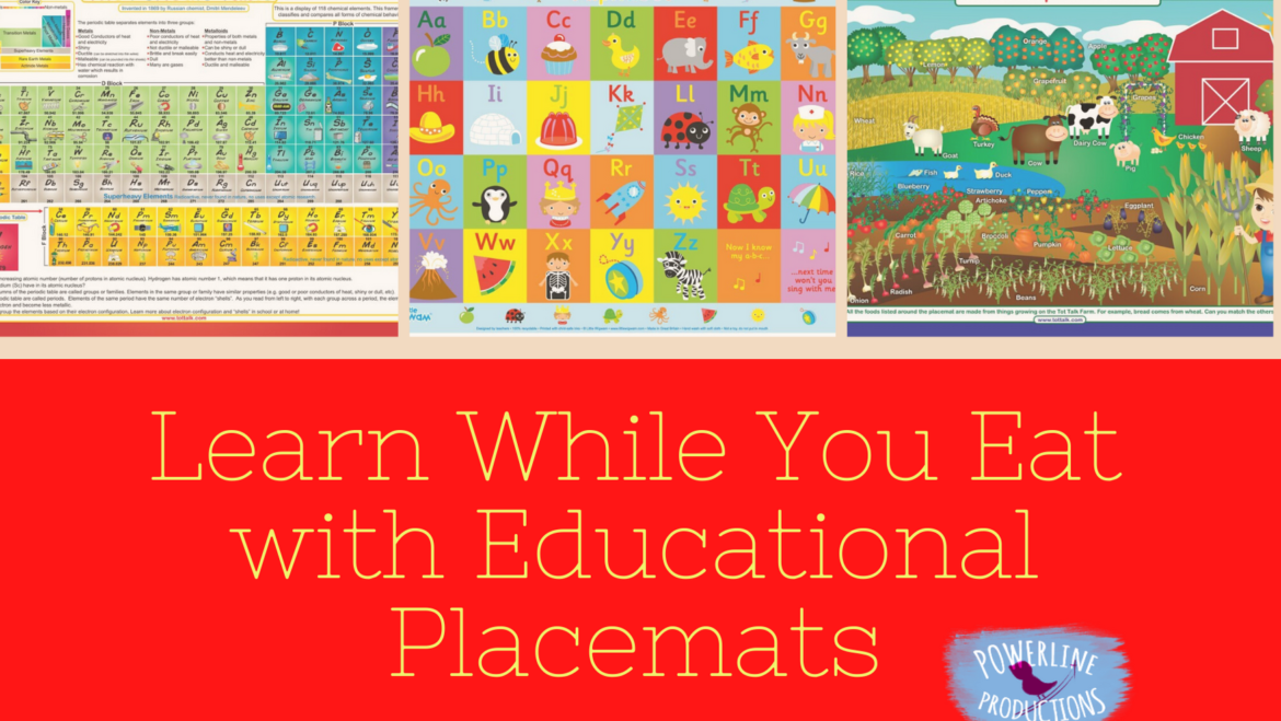 Learn While You Eat with Educational Placemats