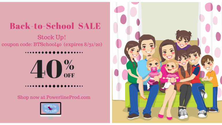 40% Off Back-to-School Sale at PowerlineProd.com