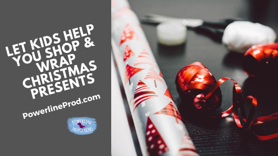 Let Kids Help You Shop & Wrap Christmas Presents