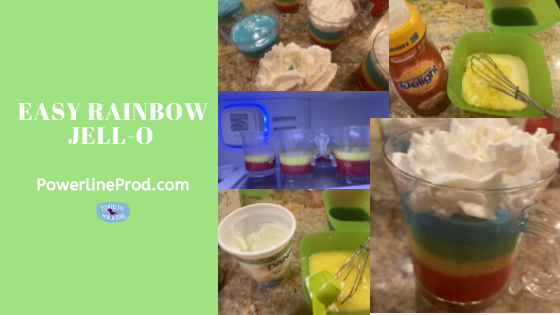 Easy Rainbow Jell-O