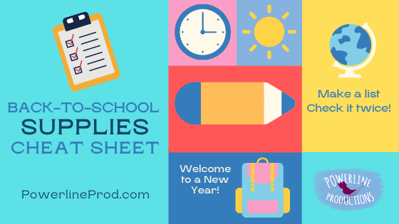 Back-to-Homeschool Supplies Cheat Sheet