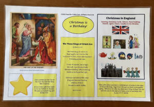 Christmas Placemat England