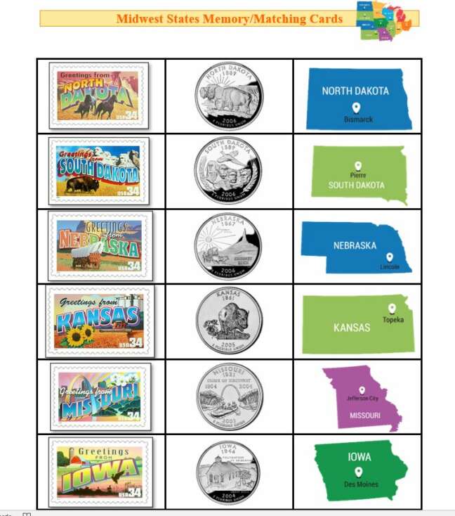 God Bless the USA State Stamps & Coins - Image 8