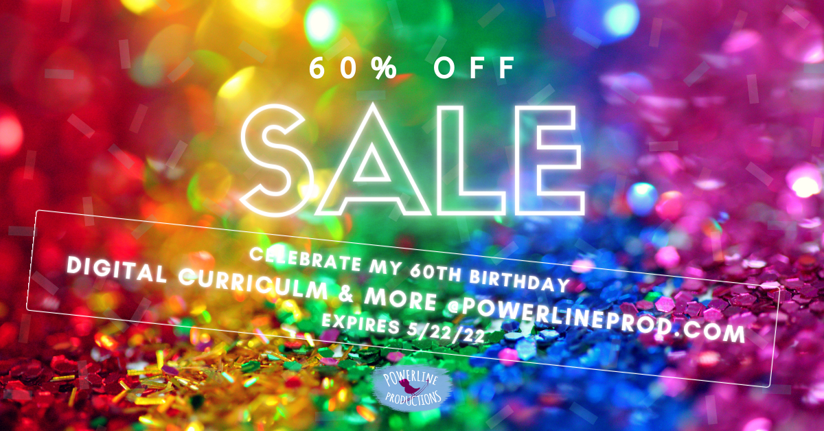 Celebrate My Birthday with 60% Off Banner