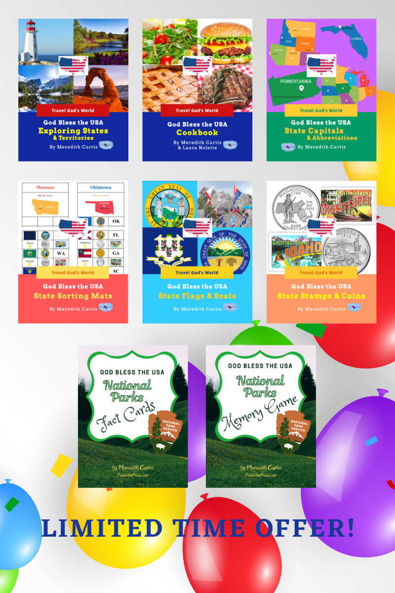 God Bless the USA Geography Bundle
