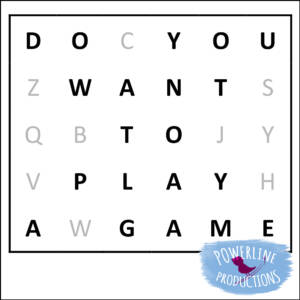 Word Search - Do You Want To Play A Game?