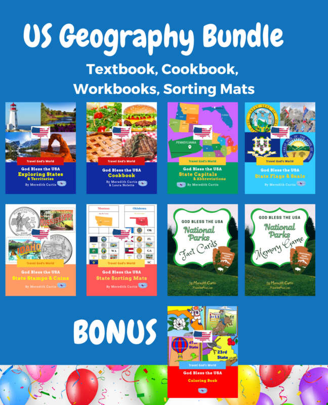 God Bless the USA Geography Bundle